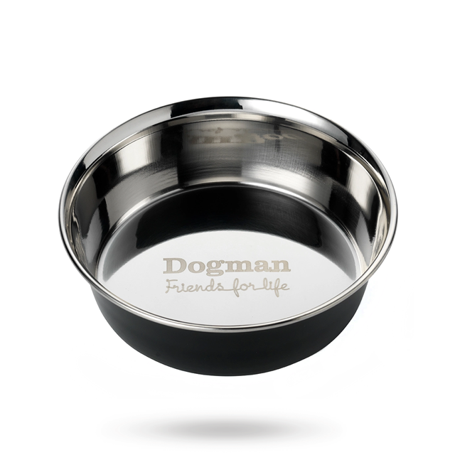 Dogman Hundeskål Heavy Rustfri Svart
