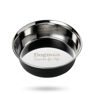 Dogman Hundeskål Heavy Rustfri Svart
