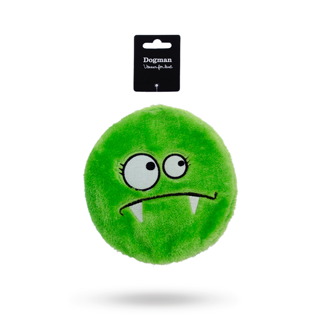 Dogman Monster Grønn - Hundeleke med pip