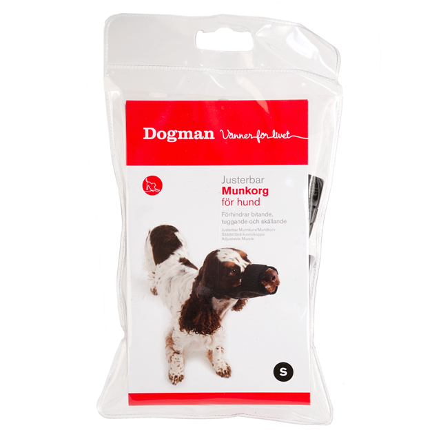 Dogman Munnkurv Myk Svart