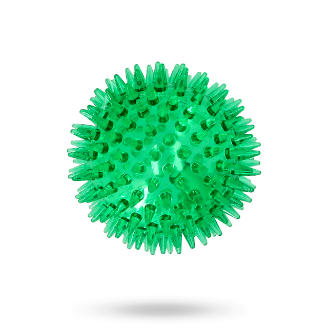 Dogman Silikonball med pigger 6,7 cm