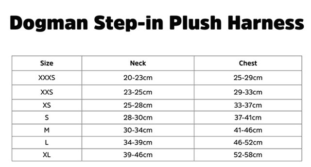 Dogman Step-in Plush Hundesele Svart/Brun