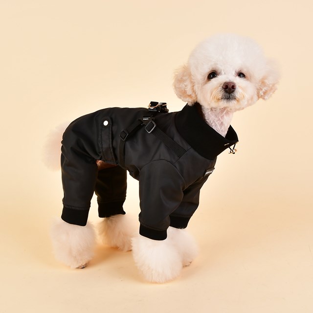 GARNET Black - Hundeoverall