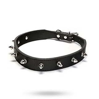 Esc Studded Collar - Black L