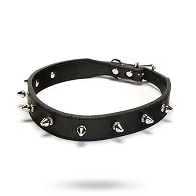 ESC Studded Collar - Black L