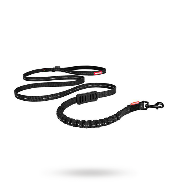 Ezydog Zero Shock Lite 180cm Hundekobbel - Svart