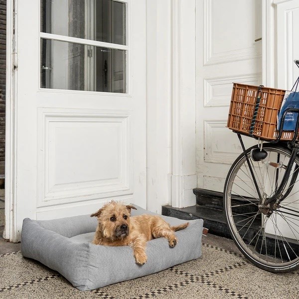 Fantail Snug Mellow Ortopedisk Hundeseng - Pearl Grey