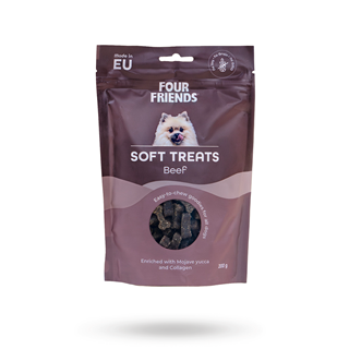 Fourfriends Soft Treats Beef 200g