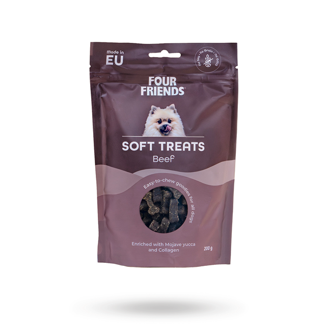 FourFriends Soft Treats Beef 200g