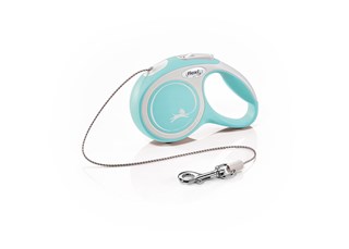 Flexi New Comfort Kobbel Med Snøre 3 M - Lyseblå