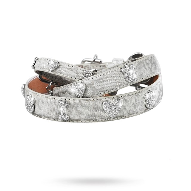 I Love Paw Halsbånd Hvit