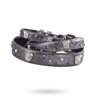 Paws And Sprinkles Halsbånd Grå