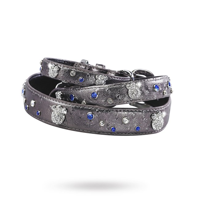 Paws and Sprinkles Halsbånd Grå