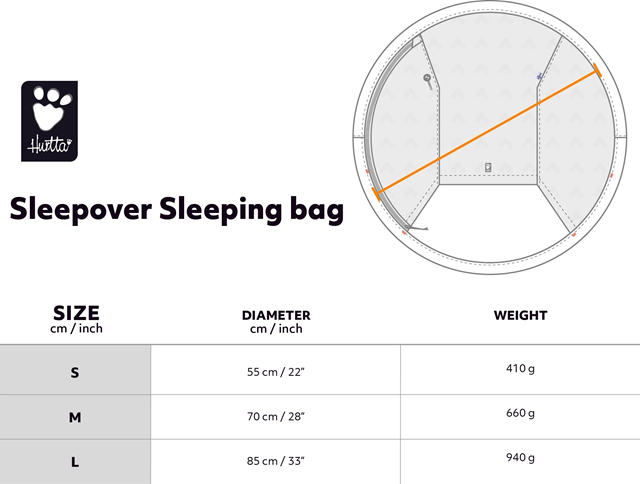 Hurtta Sleepover Sovepose Cinnamon