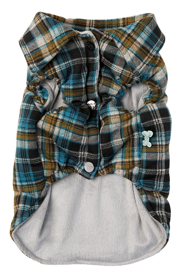 Blue Checked Shacket - Hundedekken