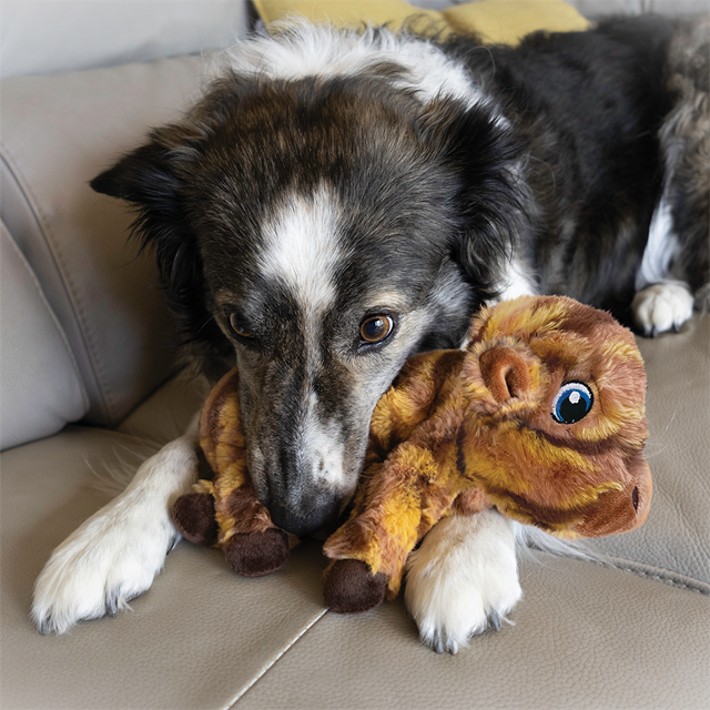 Kong Low Stuff Stripes Cow