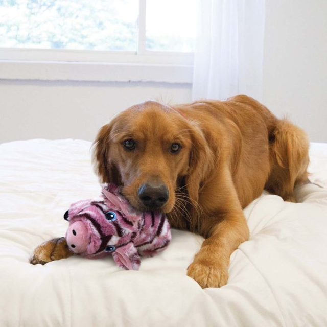 Kong Low Stuff Stripes Pig