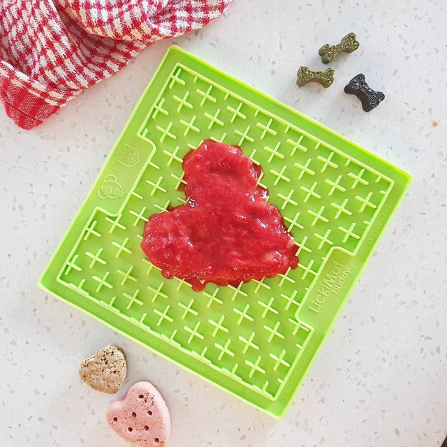 Lickimat Buddy Grön ink Trixie lammpaté Kit