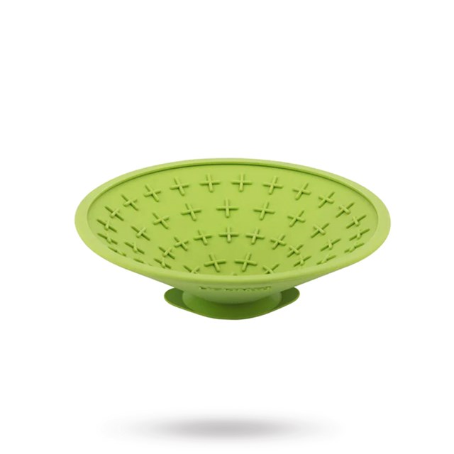 LickiMat Splash GREEN Food Bowl 19 cm
