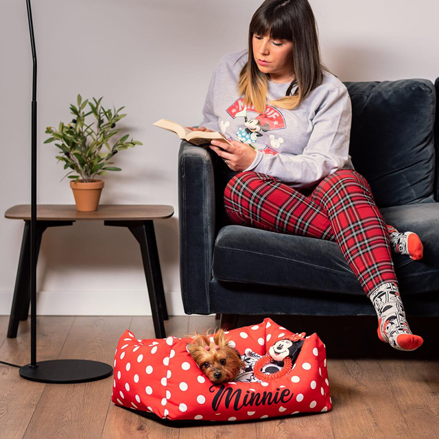 MINNIE Hundeseng - RØD