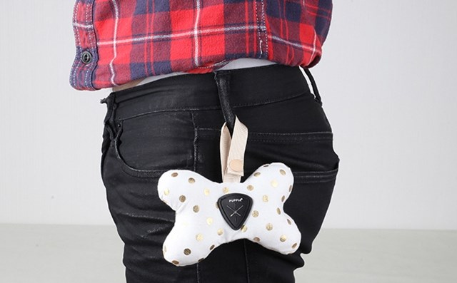 MODERN DOTTY Ivory - Hundeposeholder