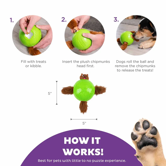 Nina Ottosson Snuffle N Treat Ball Aktiveringsleke - Small