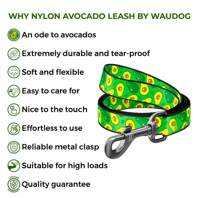 WAUDOG Avokado - Justerbart Hundekobbel