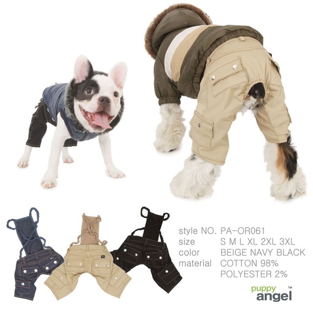 Stylish Overall Pants - Svart Small