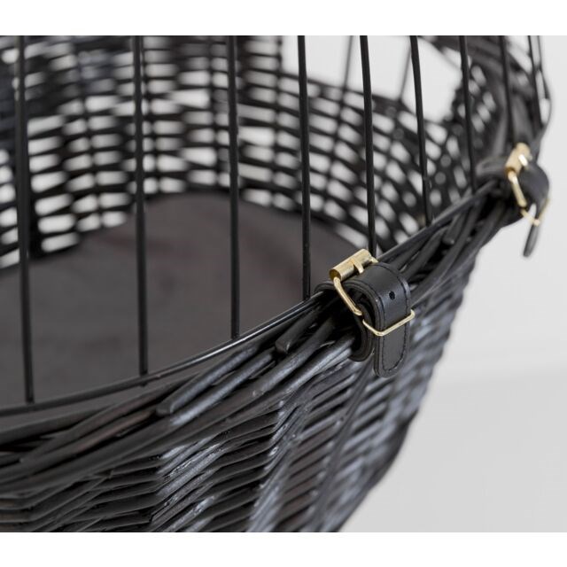 Sykkelkurv Til Styret Gitter Sort Pil