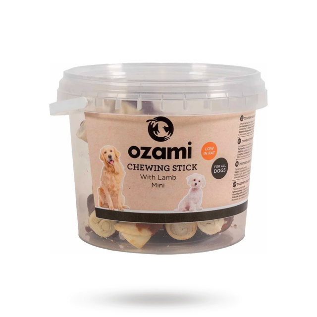 Ozami Chewing Stick Lamb 6cm 300g Bucket