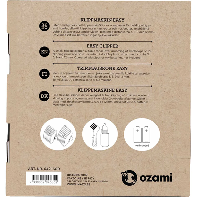 Ozami Klippemaskin Easy Clipper