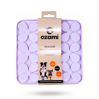 Ozami Silicone Snuffle Flower Purple Square 20x20 Cm