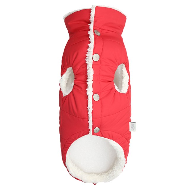 Love Bone Padded Vest - Rød