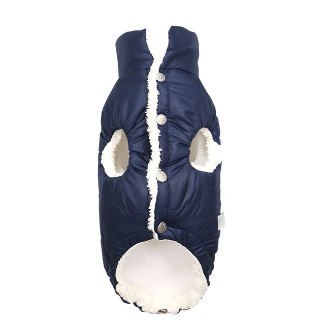 Love Bone Padded Vest - Navy large