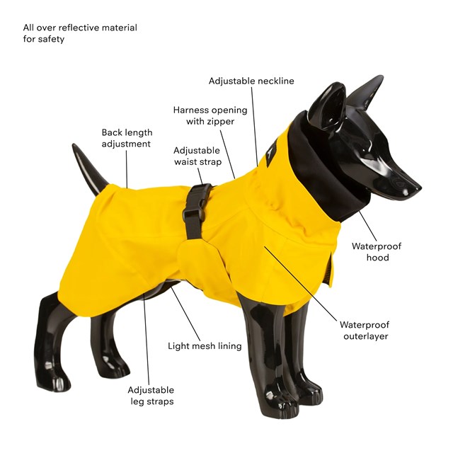 PAIKKA Visibility Raincoat Lite - Yellow