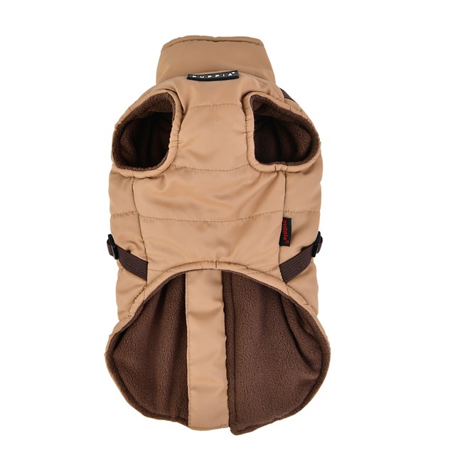 Mountaineer II Beige - Fôret Hundedekken med Integrert Sele