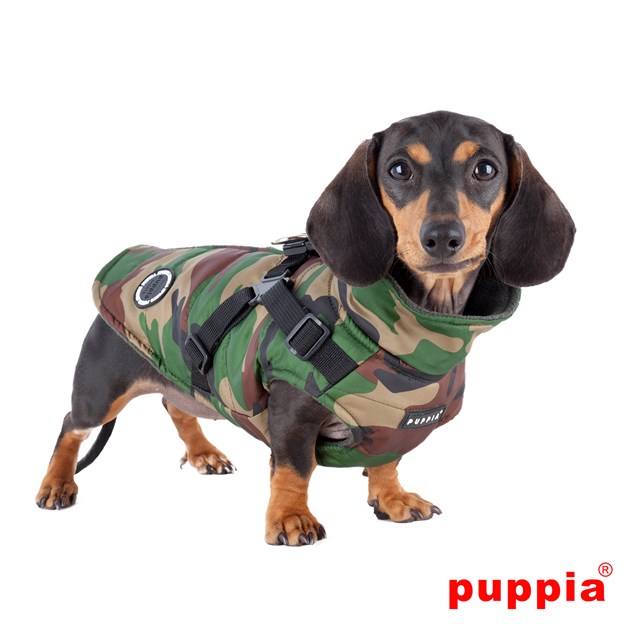 Mountaineer II Camo - Fôret Hundedekken med Integrert Sele