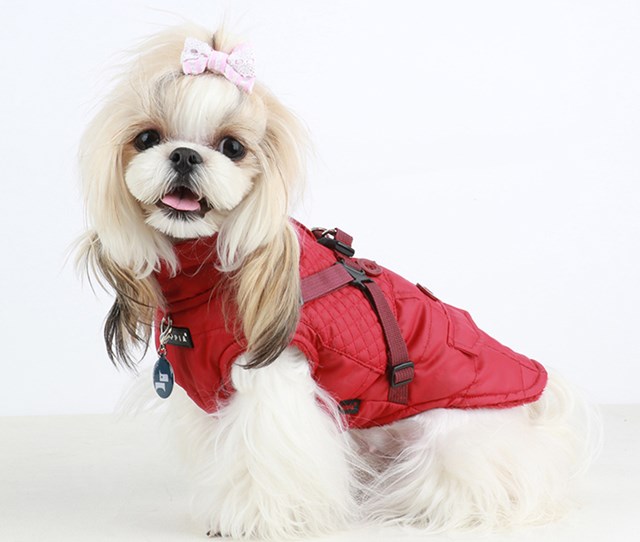 WILKES Red - Hundedekken med Integrert Sele