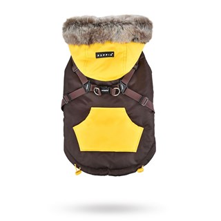 Orson Brown/yellow - Hundedekken Med Lue Og Integrert Sele