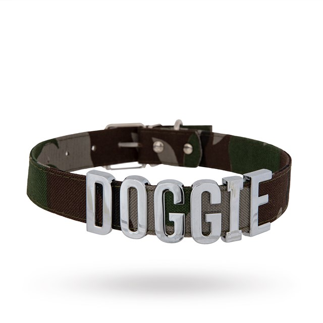 Personlig Hundehalsbånd 3 cm - Camo