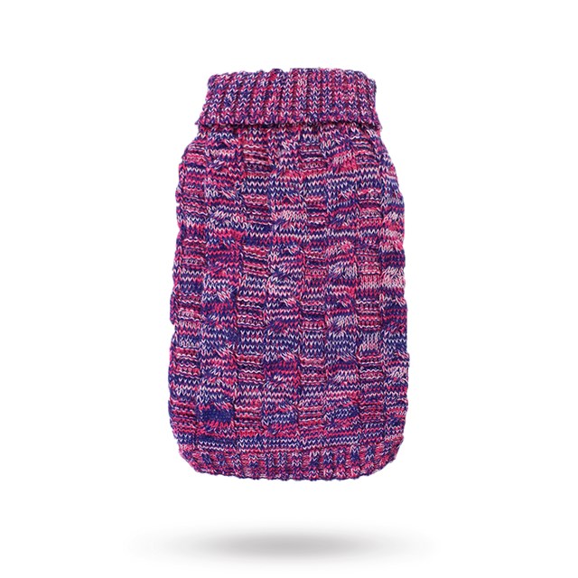 Pink Chunky Knitted Sweater