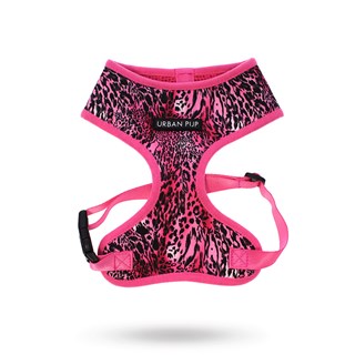 Pink Leopard Print Hundesele