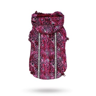 Pink Leopard Print Rainstorm Rain Coat