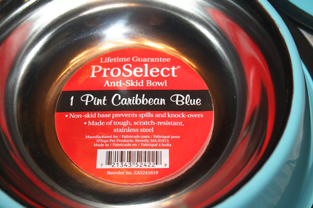 Proselect Antiskli Hundeskål - Carribean Blue