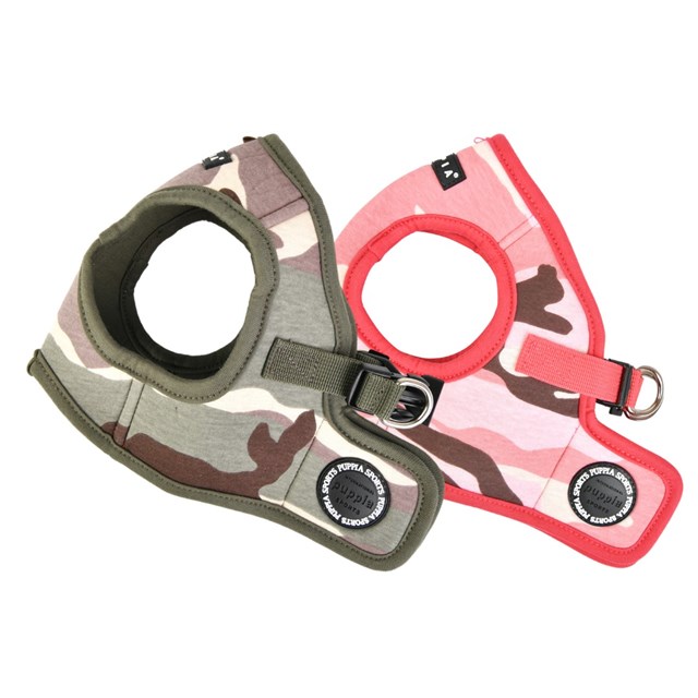 Puppia Lance Hundesele - Pink Camo