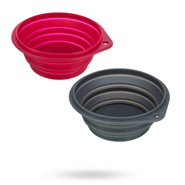 Reiseskål i silikon
