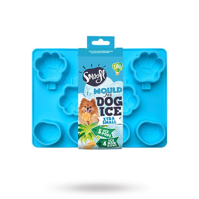 Smoofl Silikonform FOR hundeis - Ekstra small