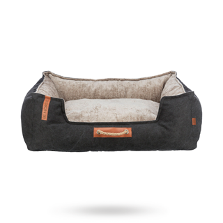 Trixie Be Nordic Föhr Rektangulær Hundeseng - Svart/sand