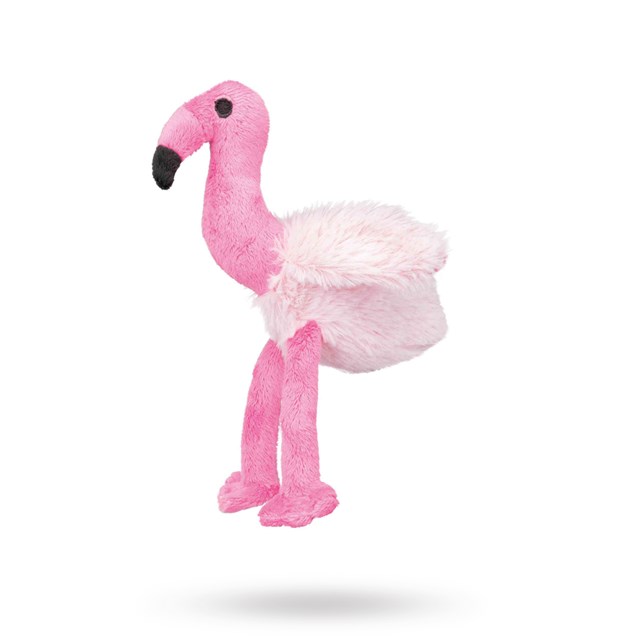 Flamingo 35 cm - Myk hundeleke med pip
