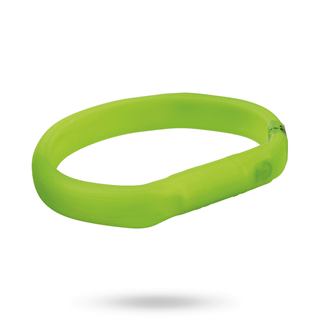 Trixie Flash Light Band Usb - Limegrønn